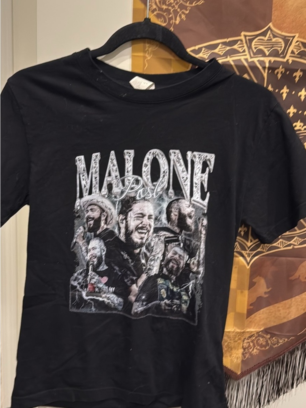 Post Malone Black Graphic Band Tee